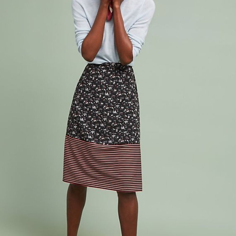 NWT Anthropologie Peyton Patchwork Skirty by ISLA MAUDE